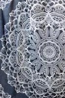 Dark Mandala Tapestry