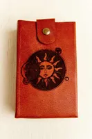 Leather Celestial Tarot Card Case