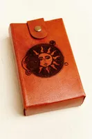 Leather Celestial Tarot Card Case