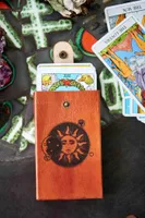 Leather Celestial Tarot Card Case