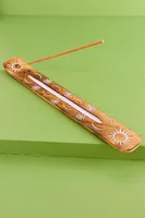 Sun Flower Flat Incense Burner
