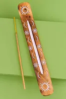 Sun Flower Flat Incense Burner