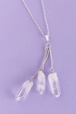 Quartz Trio Necklace