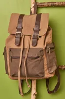 Distressed Chocolate Brown Backpack