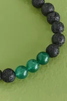 Jade and Lava Stone Diffuser Bracelet