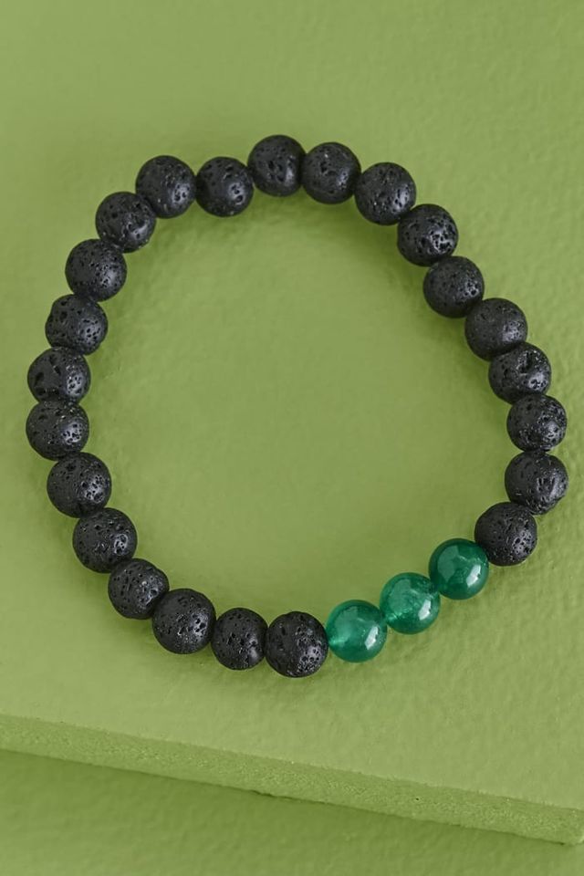 Jade and Lava Stone Diffuser Bracelet