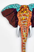 Orange Elephant Mosaic