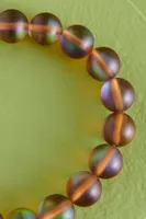 Grounded Aura Beads Bracelet in Brown