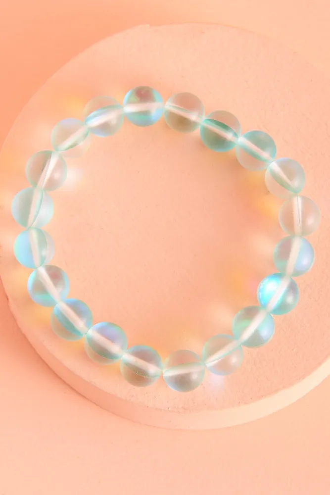 Loyal Aura Beads Bracelet in Blue