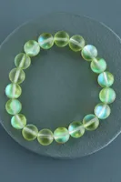 Compassionate Aura Beads Bracelet in Green