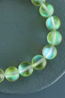 Compassionate Aura Beads Bracelet in Green