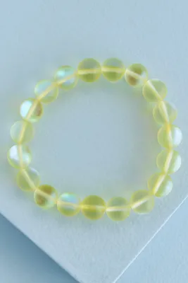 Optimistic Aura Beads Bracelet in Vibrant Yellow