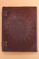 XL Brown Leather Chakra Journal