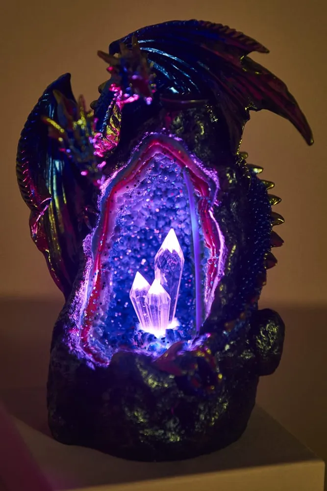 LED Blue Dragon Backflow Incense Burner