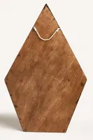 Crystal Shaped Wood Shelf