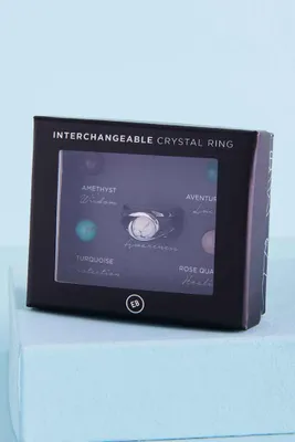 Interchangeable Crystal Ring