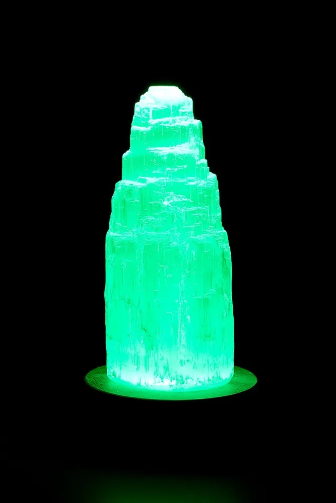 Mini LED Color-Changing Selenite with USB