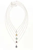 Genuine Stone 5 Layer Necklace