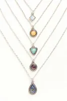 Genuine Stone 5 Layer Necklace