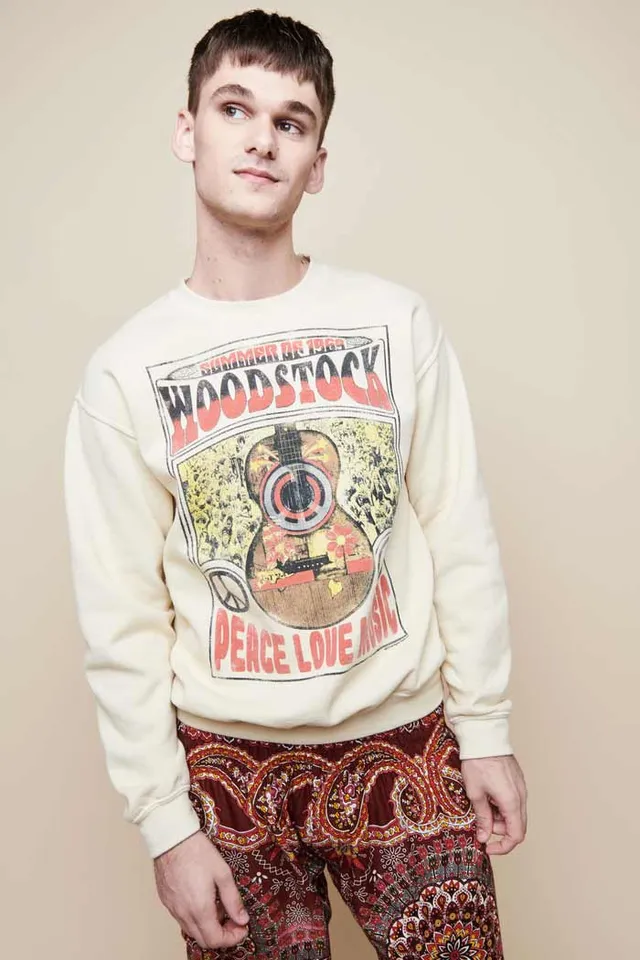 Earthbound Trading Men's Woodstock Sweatshirt