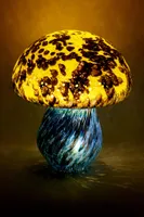 Glass Mushroom Light