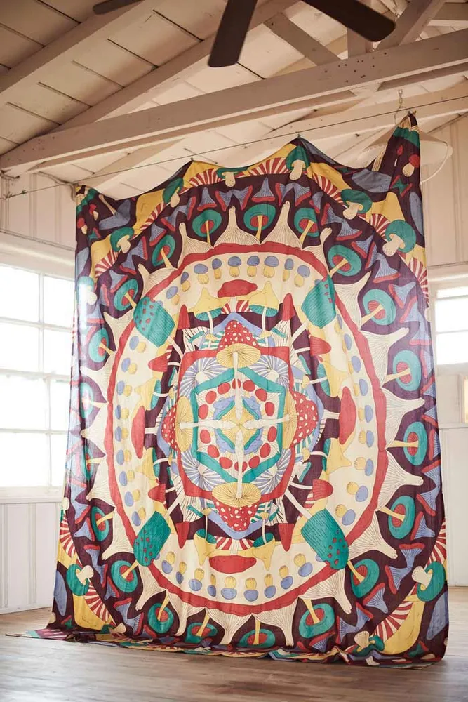 Mushroom Kaleidoscope Tapestry (EB Exclusive)