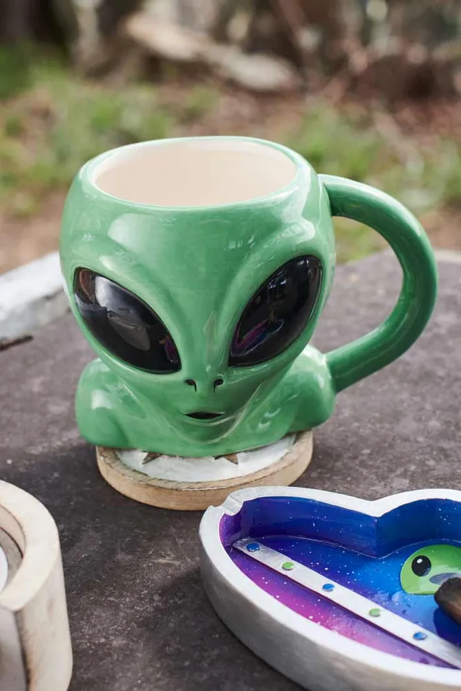 Earthbound Trading Alien Head Mug