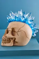 LED Crystal Mohawk Skull