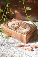 Wood Tree Of Life Hinged Box