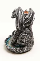 LED Grey Dragon Backflow Incense Burner