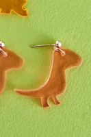 Acrylic Dinosaur Earring Set