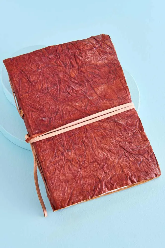 Small Textured Leather Journal