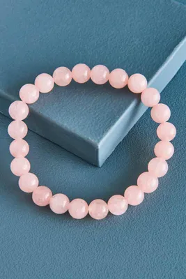 Shiny Rose Quartz Bracelet