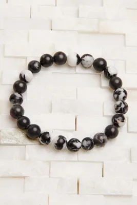 Shiny Zebra Jasper Bracelet