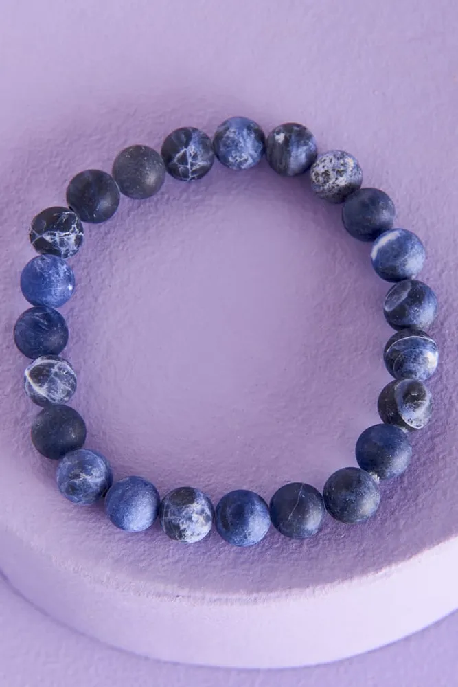 Matte Sodalite Bracelet