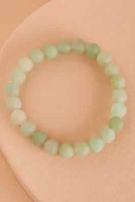 Matte Green Aventurine Bracelet