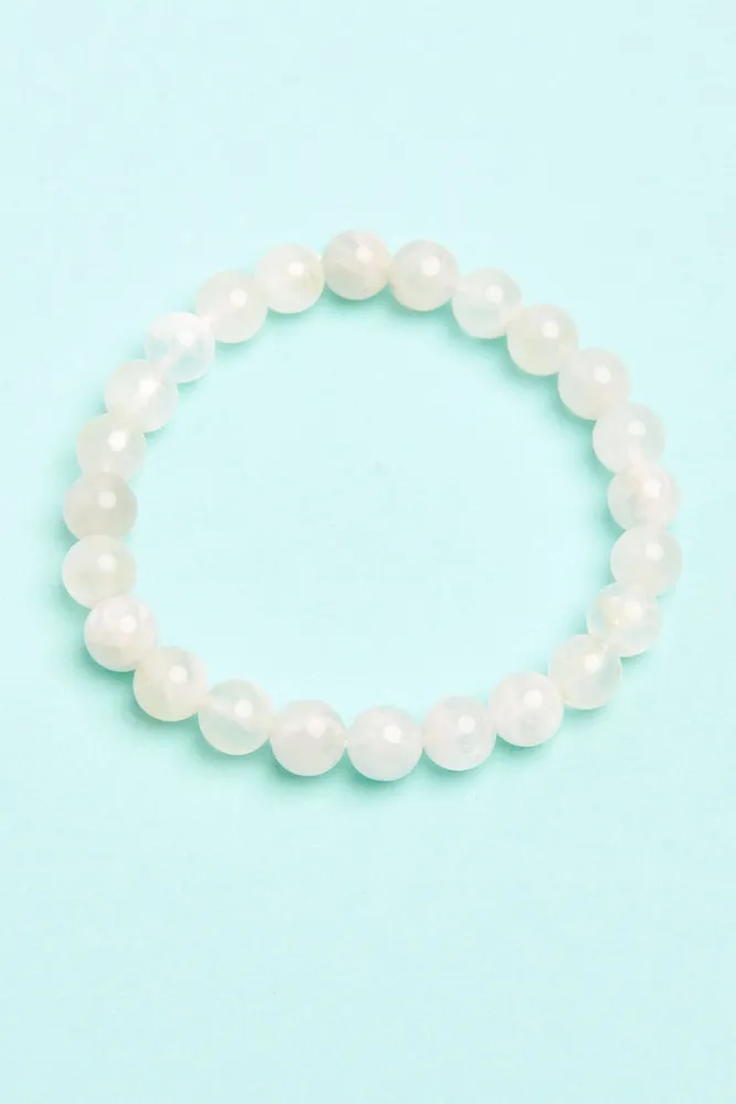 Shiny Moonstone Bracelet