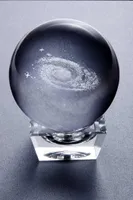 Clear Glass Galaxy Sphere