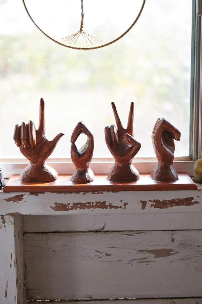 Wooden Hands  Wooden hand, Art carved, Show of hands