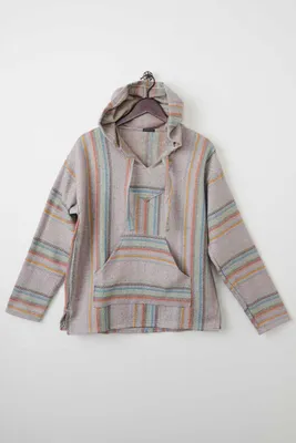 Multi-Colored Baja Pullover