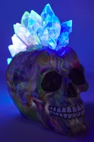 LED Neon Crystal Mohawk Skull