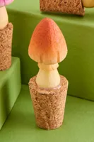 Mushroom Wine Stopper Set