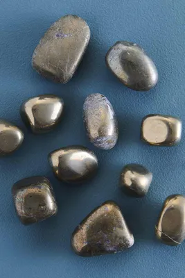 Pyrite Tumbled Stone