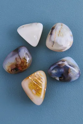 Marine Agate Tumbled Stone