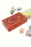 Leather Mystic Tarot Card Case