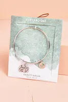 Sagittarius Bangle Bracelet