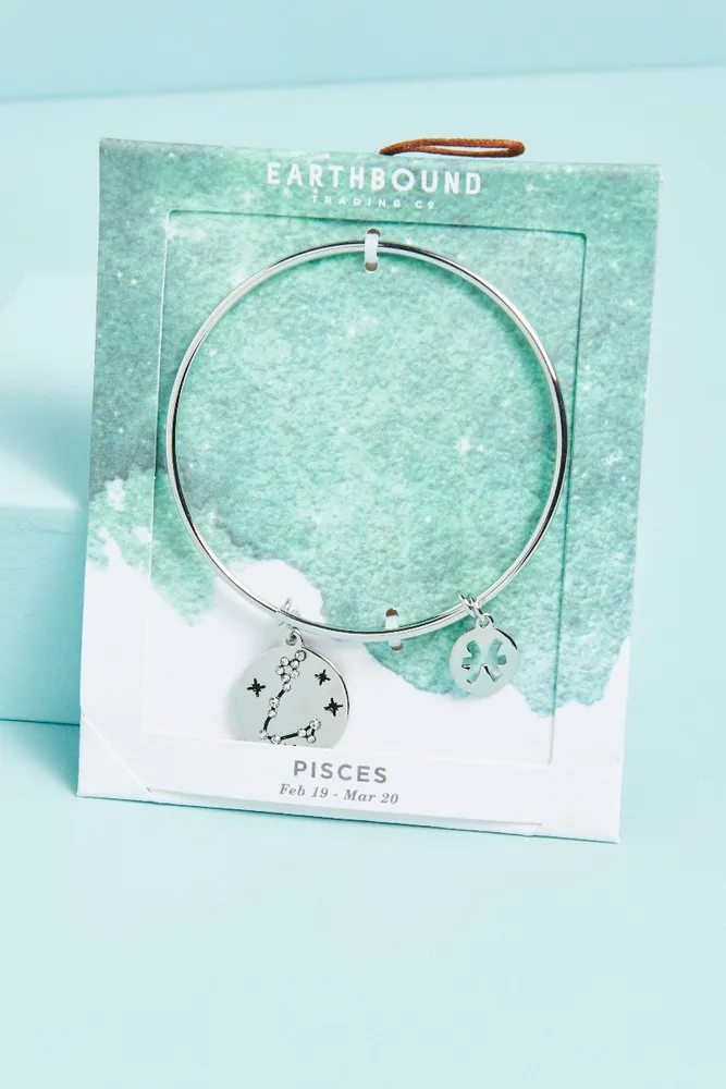 Pisces Bangle Bracelet