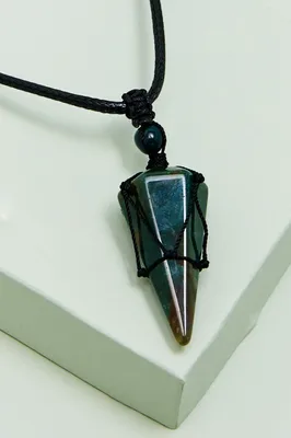 Agate Pendulum Necklace