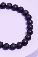 Matte Black Tourmaline Bracelet