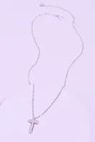 Silver Initial T Necklace